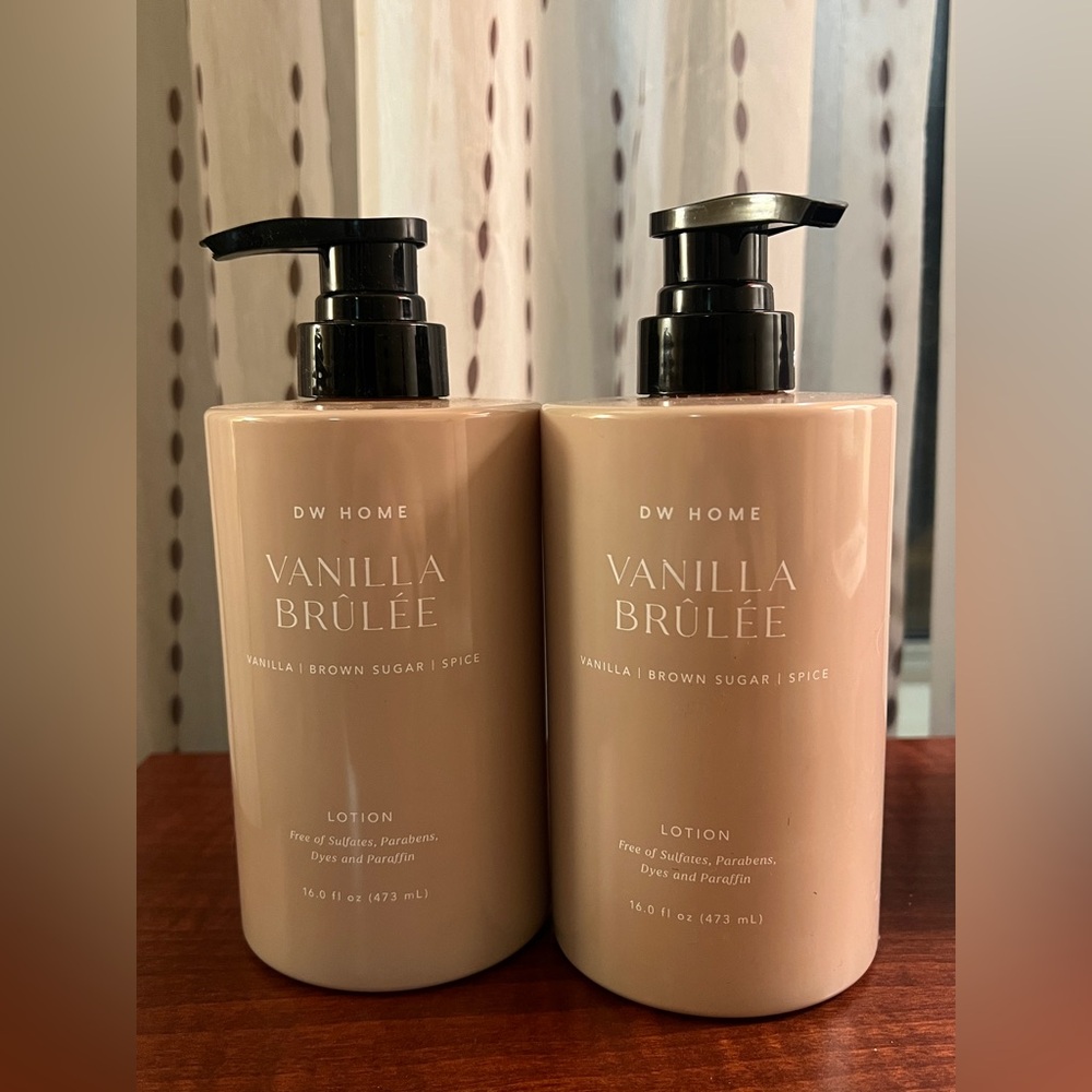 2X DW HOME VANILLA BRÛLÉE Lotion 16.0 floz / 473 ml
